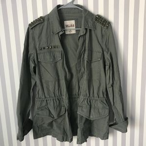 Mudd Studded Military Jacket